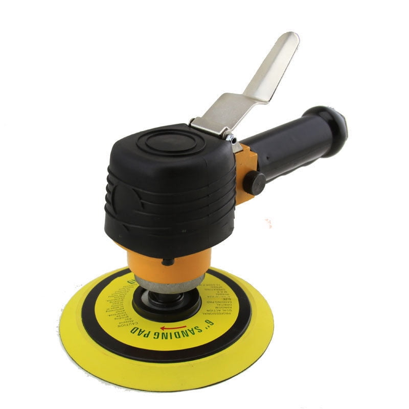 GHP 1 4" NPT Air Inlet 2.8CFM 90PSI 10000RPM 6" Pad Pneumatic Dual Action Disc Sander by