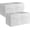 White, variant on Green Storage Cubes, 13x13 Storage Cube Bins with Handle, Cube Storage Organizer Bins for Shelves and Closet, Collapsible Storage Bins, 4-Pack
