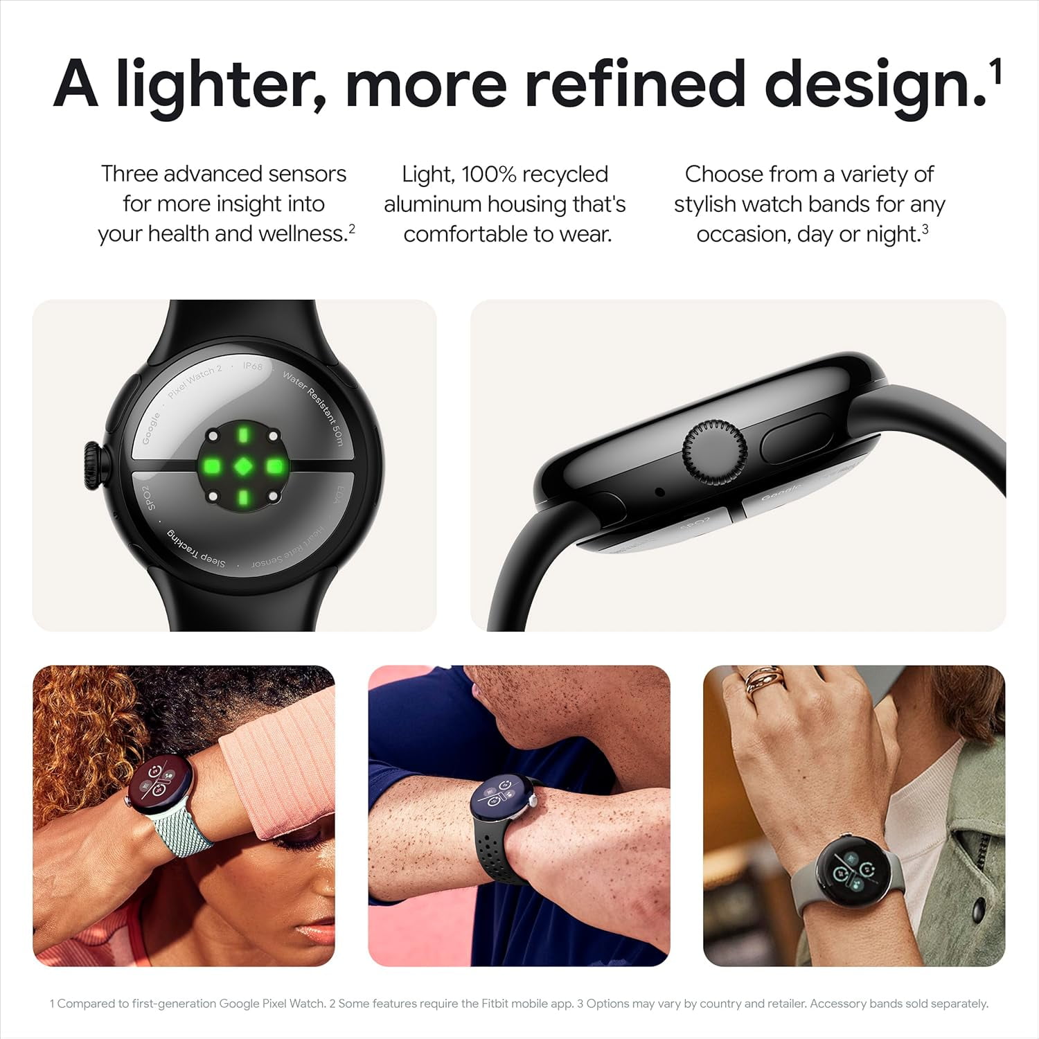 Google Pixel Smartwatch 2 - Porcelain/Silver, Android Google Pixel Smartwatch 2 - Porcelain/Silver, Android