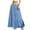 Sky Blue A, variant on Bovxnpu Plus Size Skirts For Women, Womens Long Maxi Skirts High Waist A Line Casual Skirts, Women Summer Casual Comfy Solid A-Line Long Skirts Elastic Waist XXL