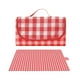 thumbnail image 4 of Manta de picnic Manta de picnic verde a cuadros Manta de baño portátil con asa Manta de picnic para jardín y playa a prueba de arena Manta de playa para camping, 4 of 6