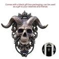 thumbnail image 4 of Decoración Del Hogar De Halloween Nueva Joyería De Resina Punk Satan Skull Sheep Head Decoración De La Pared Colgante Artesanía De Resina Suministros Divertidos Para Las Vacaciones Yuarrent HA018255-00, 4 of 6