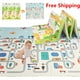 Double-Sided Baby Playmat, 79" x 71" Folding Floor Mat Baby Crawling Mat Kids Play Mat Waterproof Non Toxic - image 1 of 7