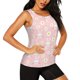 thumbnail image 2 of Balery Rabbit Sunflower Camiseta sin mangas estampada ligera para mujer, tops de entrenamiento sin mangas, camisetas de yoga transpirables de secado rápido.-X-Large, 2 of 7