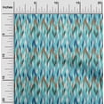 thumbnail image 1 of oneOone Viscose Jersey Fabric Chevron Ikat Printed Craft Fabric BTY 60 Inch Wide, 1 of 1