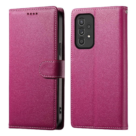 Funda para FOXDOCK Samsung Galaxy A33 5G– Cuero Premium, 3 ranuras para tarjetas, Protección contra impactos