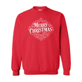 thumbnail image 5 of Gildan Men's Merry Christmas Crewneck Sweatshirt, Christmas Funny Graphic Printed Shirt, Red, M, 5 of 5