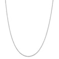 thumbnail image 3 of 925 Sterling Silver Rhodium-plated 0.5mm Rolo Chain 20 Inch, 3 of 6