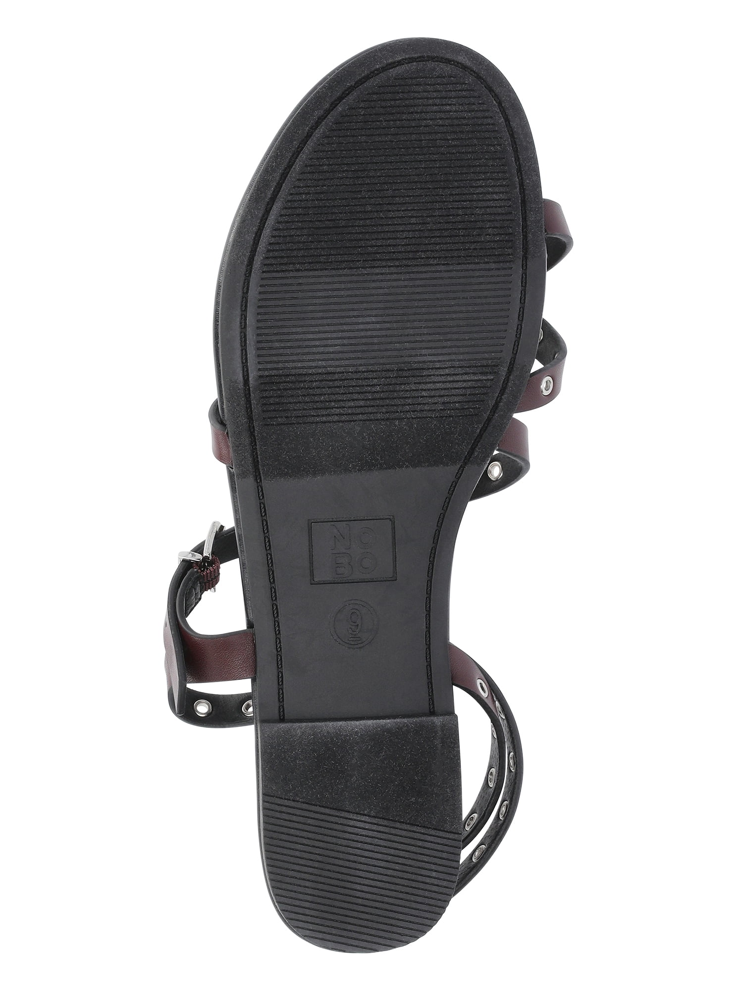 No Boundaries Strappy Flat Sandals, Women's