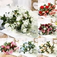 thumbnail image 2 of Artificial Flower Home Display Party Dressing Furnishings Photography Props DIY Bouquet Outdoor Gardening Decoration Wine Red 40CM 1PCS, 2 of 2