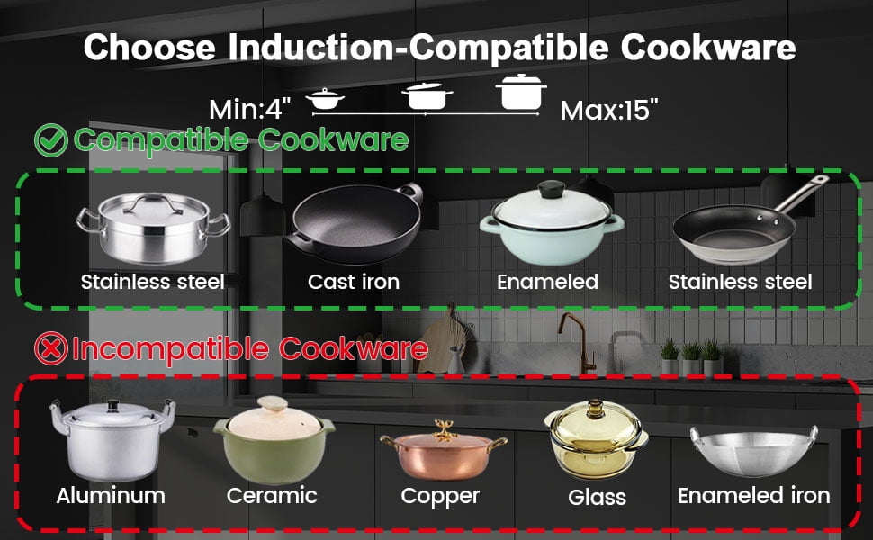5000W Commercial Induction Cooktop, 208V 3-Phase Large Induction Burner with 20 Power & Temp Levels, 9.25" Large Coil, 24h Timer, Pro Electric Countertop Burners for Restaurant Kitchen