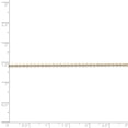 thumbnail image 5 of 14K Yellow Gold necklace Cable chain Pendant Round 18 in 1.4 mm, 5 of 5