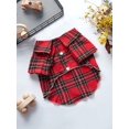 thumbnail image 1 of PETSIN Christmas Red Plaid Pet Shirt, 1 of 3