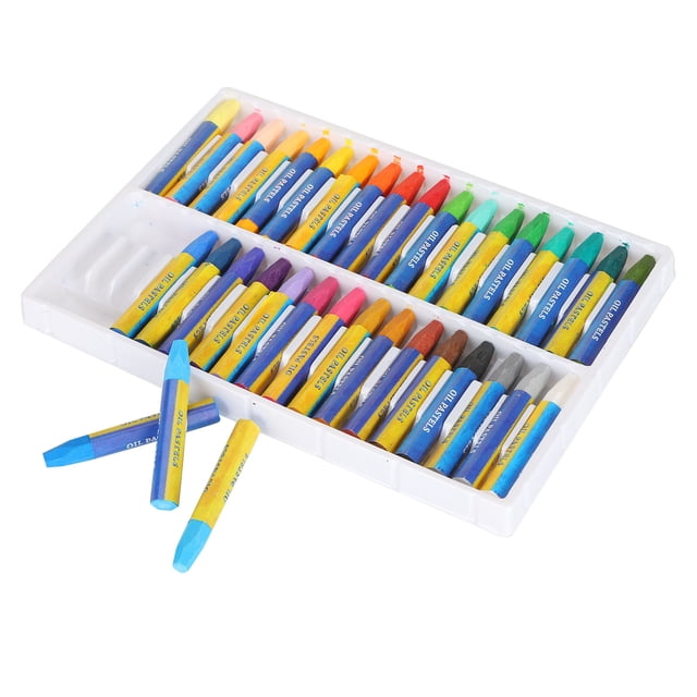 JUEGO DE SUMINISTROS SEDOSOS PARA PASTEL AL ÓLEO, LÁPICES DE COLORES PARTAR, Palo de Pinta Al ÓLeo, Lérices de Colores Aceitosos de Dibujos Animados para nires,