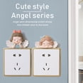 thumbnail image 4 of 3D Angel Cartoon Light Switch Sticker - Solid Resin Wall Paste for Creative Home Wall Decoration Frameless Switch Paste Wall Switch Board Decoration, 4 of 7