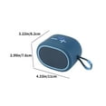 thumbnail image 4 of Lzobxe Portable Speaker Bluetooth Audio Cloth Speaker Plug-in Mini Stereo Outdoor Bluetooth Speaker Stylish External Light Long Battery Life Device Interconnection, 4 of 8