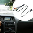 thumbnail image 1 of 12v Car Sim Card Slot Audio Adapter Abs Black For Car Radio Multimedia Cable Connector Car Electronics Accessories, 1 of 8