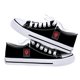 thumbnail image 1 of Anime Stranger Things temporada 4 Cosplay zapatos de lona Dustin HellFire Club zapatillas Casual plataforma alta zapatos transpirables niño niñatop bajo negro 335 Deng Xun unisex, 1 of 2
