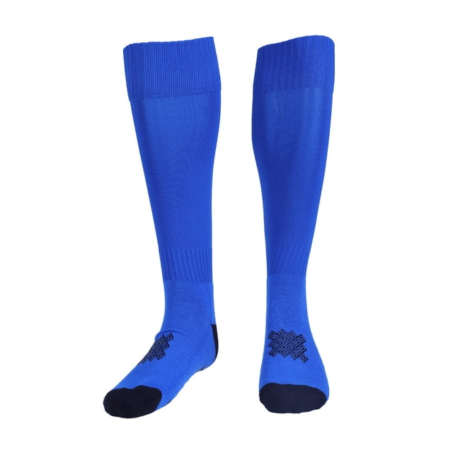 Calcetines antideslizantes suaves y transpirables para mantener el calor al aire libre para hombre, fútbol, baloncesto, correr (azul)