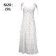 thumbnail image 2 of Vestido de mujer con tirantes finos, espalda descubierta, estampado floral asimétrico, vestidos con cordón de playa de división alta, 2 of 8