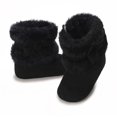 thumbnail image 3 of CYRBOKO Girls Fleece Snow Boots, Winter Thermal Gift Non-Slip Ankle Boots Black Size 5.5 (Toddler), 3 of 6