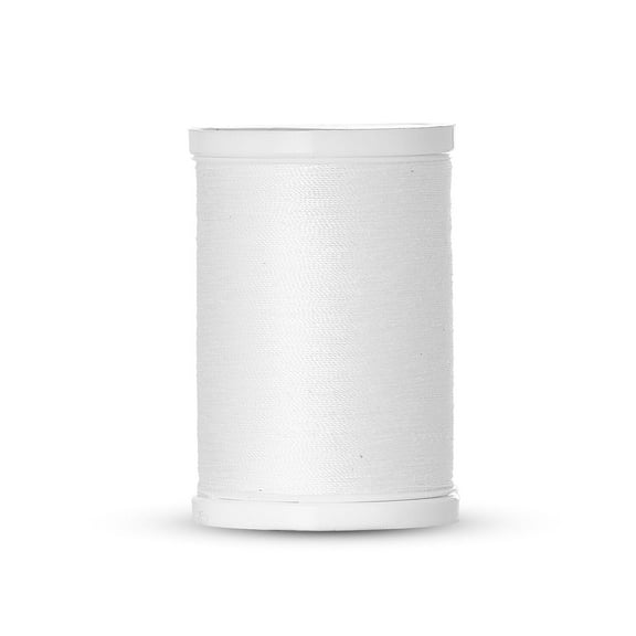 Coats & Clark Dual Duty XP® S910 All Purpose Tex 30 Medium Weight Polyester Wrapped Polyester Core Thread (250 Yards) For Hand Sewing & Machine Sewing, White (100) - 1 Spool