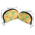thumbnail image 2 of YFYANG 2 Piece Women's Portable Makeup Bags, Fruit Lemon Orange Pattern Clutch Travel Toilet Bags Cosmetic Organizer, 2 of 7