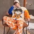 thumbnail image 1 of Pijama de algodón puro con personajes de la película de anime creativo Dragon Ball Son Goku, regalo personalizado de dibujos animados, ropa para el hogar de primavera y otoño, 1 of 2