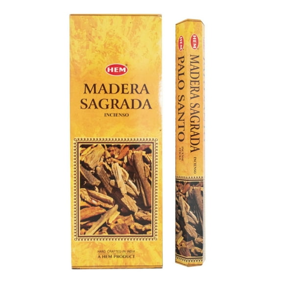 Incienso Hem 120 Varitas Palo Santo. Velas Y Veladoras Luz María. Incienso con 6 tubos con 20 Varitas.