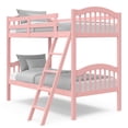 thumbnail image 3 of Storkcraft Long Horn Twin Bunk Bed, Pink, 3 of 11
