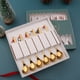 thumbnail image 5 of Juego de cucharas de acero inoxidable para regalo de Navidad, lindo colgante, cuchara de postre, cuchara de café, tenedor de fruta, cuchara, caja de regalo, 5 of 5