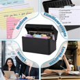thumbnail image 5 of Index Card Holder Set,Index Box with 230 Assorted , Colourful Lined, 6 Rings and Stickers Perfect for School, 5 of 5