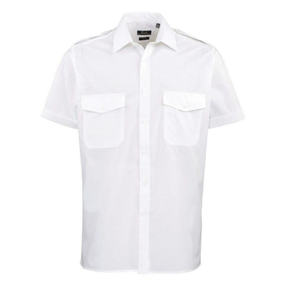 Premier Mens Short-Sleeved Pilot Shirt