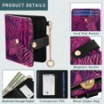 thumbnail image 5 of Small Wallet For Women Bifold Leather Pocket Coin Credit Card Holder With RFID Blocking Zebra Pattern, 5 of 6