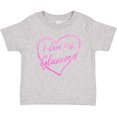 thumbnail image 3 of Inktastic I Love My Glamma in Pink Chalk Heart Boys or Girls Baby T-Shirt, 3 of 5