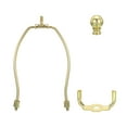 thumbnail image 4 of Kit de arpa de lámpara Uxcell de 6.5 pulgadas con soporte para pantalla de lámpara tono dorado, 1 juego, 4 of 6