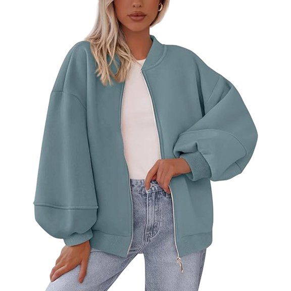 Aellinatey Comfortable Fleece Lined Autumn Jacket Breathable Outerwear Multiple Pockets Essential