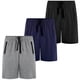 thumbnail image 1 of BIG ELEPHANT Shorts Atléticos para Niño con Bolsillos con Zíper y Cordón, Shorts Casuales para Jóvenes, Paquete de 3, Tallas: 7-17 Años, 1 of 10