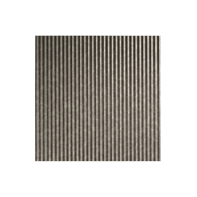 FASÄDE Easy Installation Rib Galvanized Steel Wall Panel Sample (12" X 12" Sample)