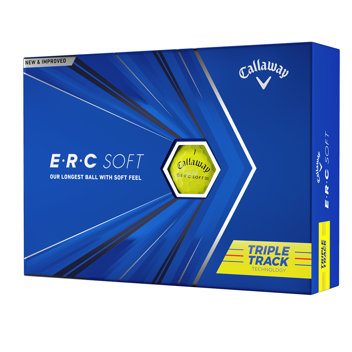 Callaway ERC Soft 2021 Golf Balls 12pk Yellow photo 1
