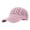 Pink, variant on Hollow Breathable Baseball Cap Womens Mens Lightweight Sun Shading And Sunscreen Sun Hat Fashion Slim Face Casual Outdoor UV Protection Adjustable Trucker Hat White One Size