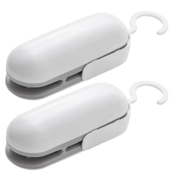 JJYY 1PC/2Pcs Multifunctional Vacuum Food Sealer - Plastic Bag Heat Sealing Machine for Snacks, Poly Tubing, and Kitchen Storage - Convenient Kitchen Supply Tool