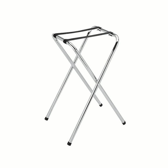 Excellante Folding type chrome plated tray stand, comes in each
