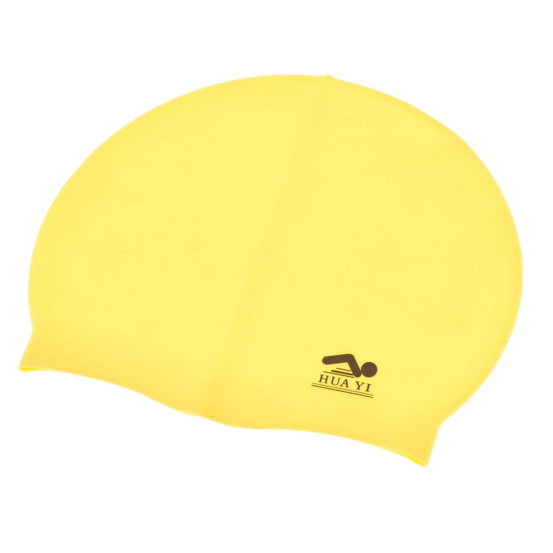 yellow swimming cap