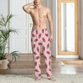 thumbnail image 5 of Vsdgher Watermelon Ice Cream Print Mens Pajama Pants Sleep & Lounge Pants, PJ Bottoms With elastic waistb and Pockets, 5 of 5