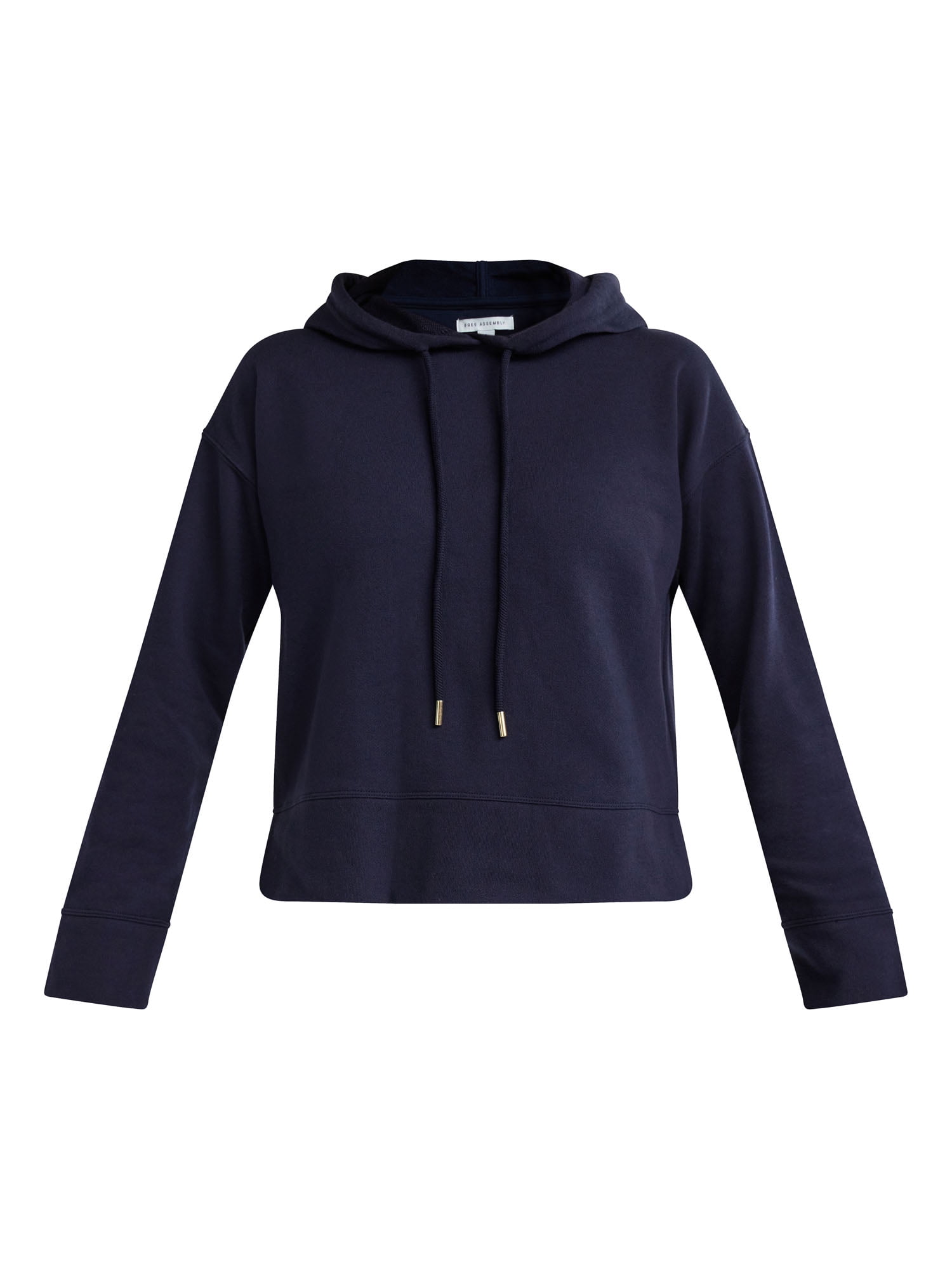 Free Assembly Women's and Women's Plus French Terry Cloth Hoodie with Long Sleeves, Sizes XS-4X