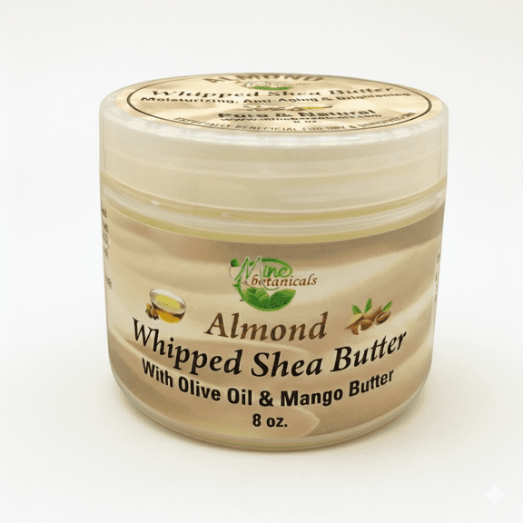 Whipped Shea Butter Body Butter, Almond, 8oz
