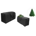 thumbnail image 1 of 2x Bolsa de Almacenamiento con Cremallera para Organizador de árboles de Navidad de Resistencia para árboles / Ropa / Manta / Ropa Yotijar Chrismas Tree Storage Case, 1 of 10