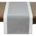 thumbnail image 2 of Saro Lifestyle Banded Border Table Runner, 2 of 5