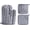 4 Pack Gray, variant on ZOUYUE 4-Pack Oven Mitts and Pot Holders,Kitchen Oven Glove High Heat Resistant Long Oven Mitts and Potholder with Recycled Infill Silicone Non-Slip Cooking Gloves for Cooking Baking Grilling-Black